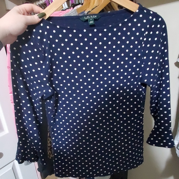 3/4 Sleeve Ralph Lauren Top - Picture 1 of 3